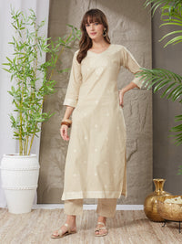 Very Elegant Handloom Cotton Weaving Suit Set