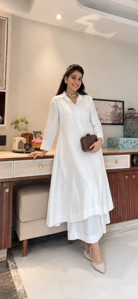 White Aura Festival Kurta Set