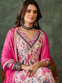 Rose Garden Floral Printed Suit Sets